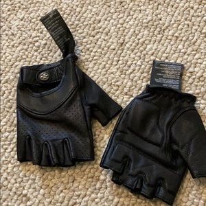 Half finger Harley Davidson gloves - woman size M